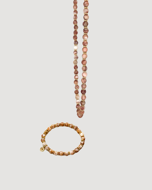 Natalija | Jasper Gemstone Beaded Necklace