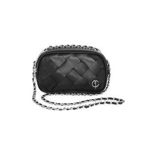 Black Runway Camera Crossbody Bag