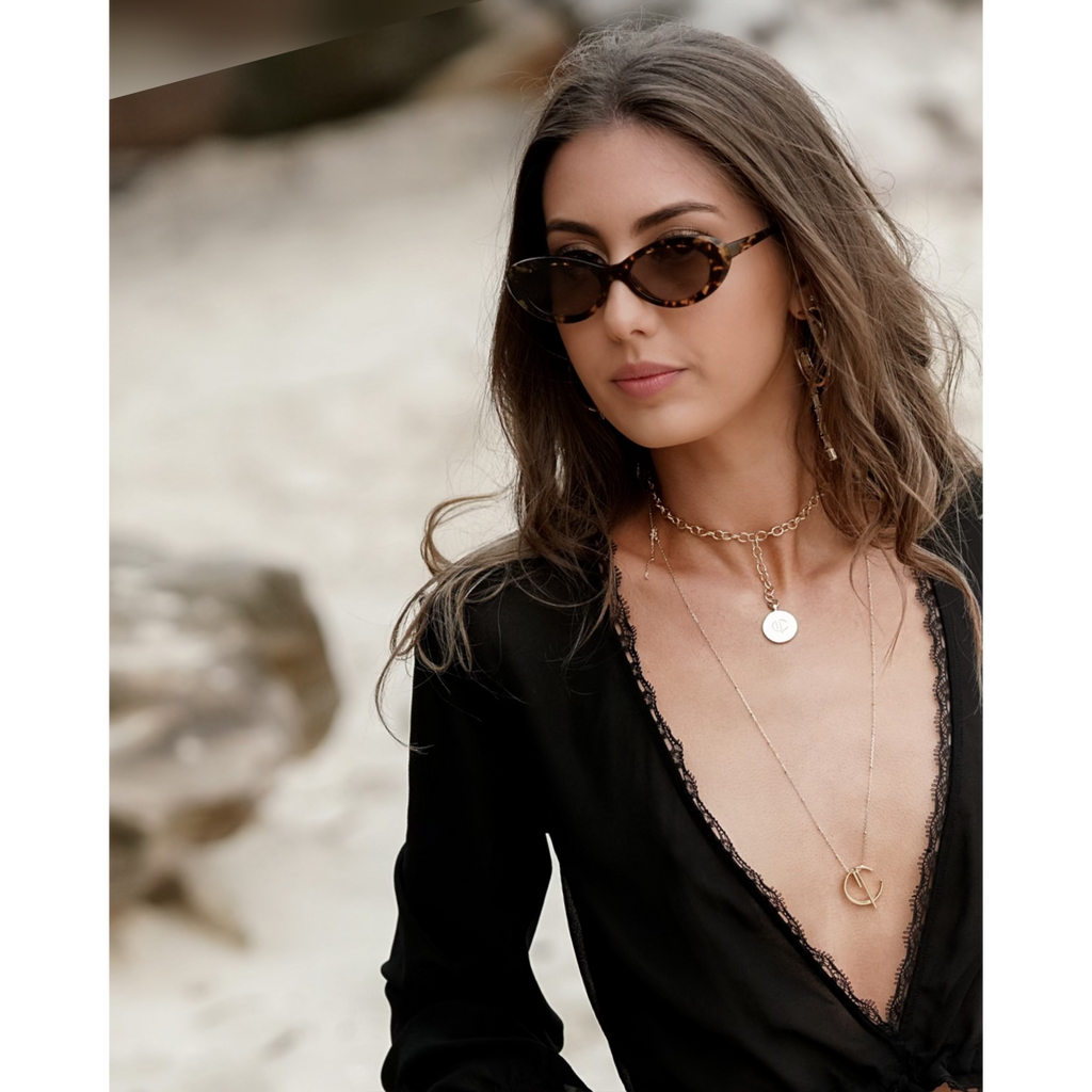 Cvlcha Hollow Necklace - Gold - CVLCHA