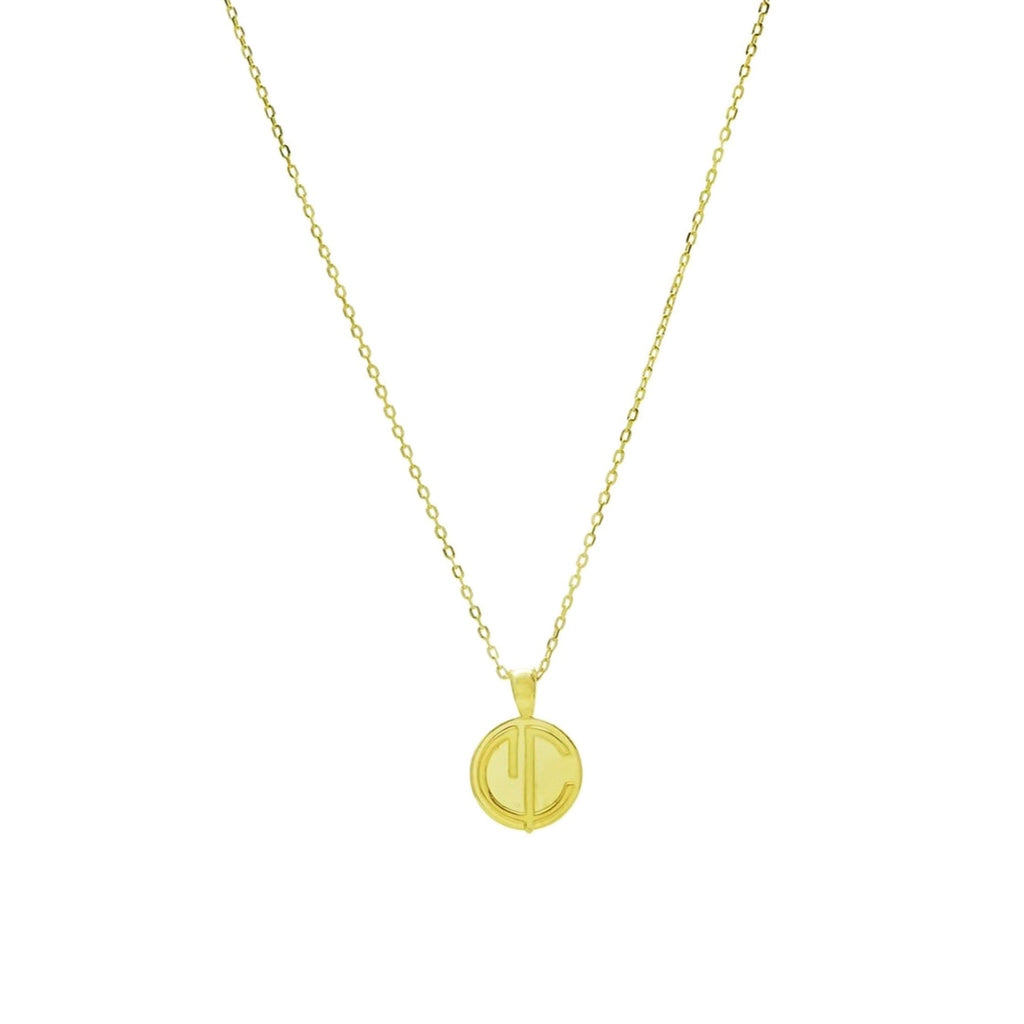 Cvlcha Coin Necklace 12mm - Gold - CVLCHA