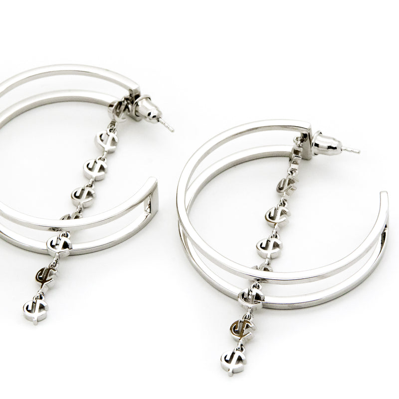 Platinum Cvlcha Earrings - CVLCHA