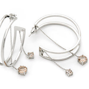 Classic Beauty Earrings - Silver - CVLCHA