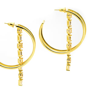 Paris Mist Earrings - Gold - CVLCHA