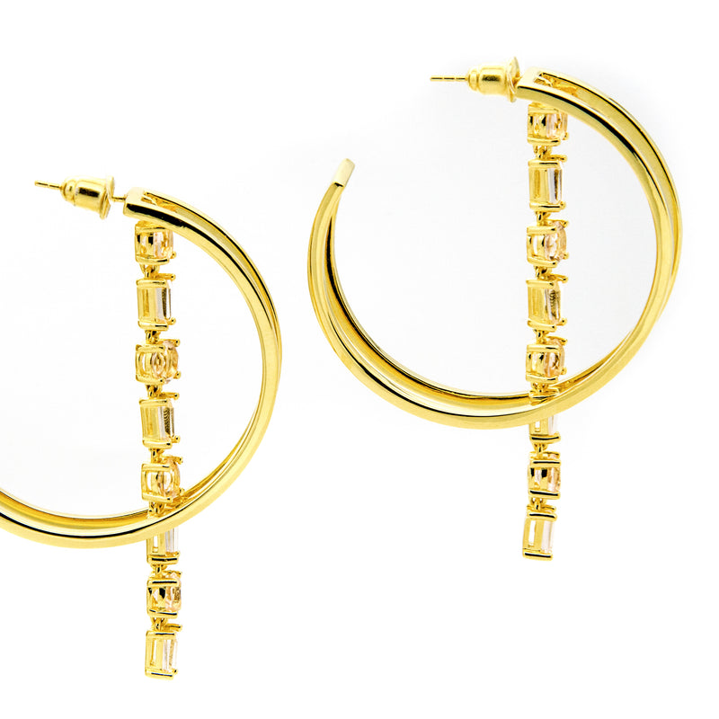 Paris Mist Earrings - Gold - CVLCHA