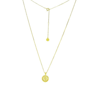 Cvlcha Coin Necklace 12mm - Gold - CVLCHA