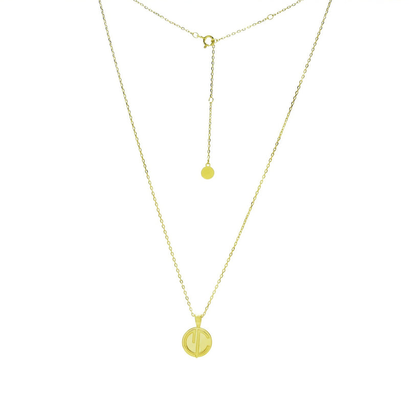 Cvlcha Coin Necklace 12mm - Gold - CVLCHA