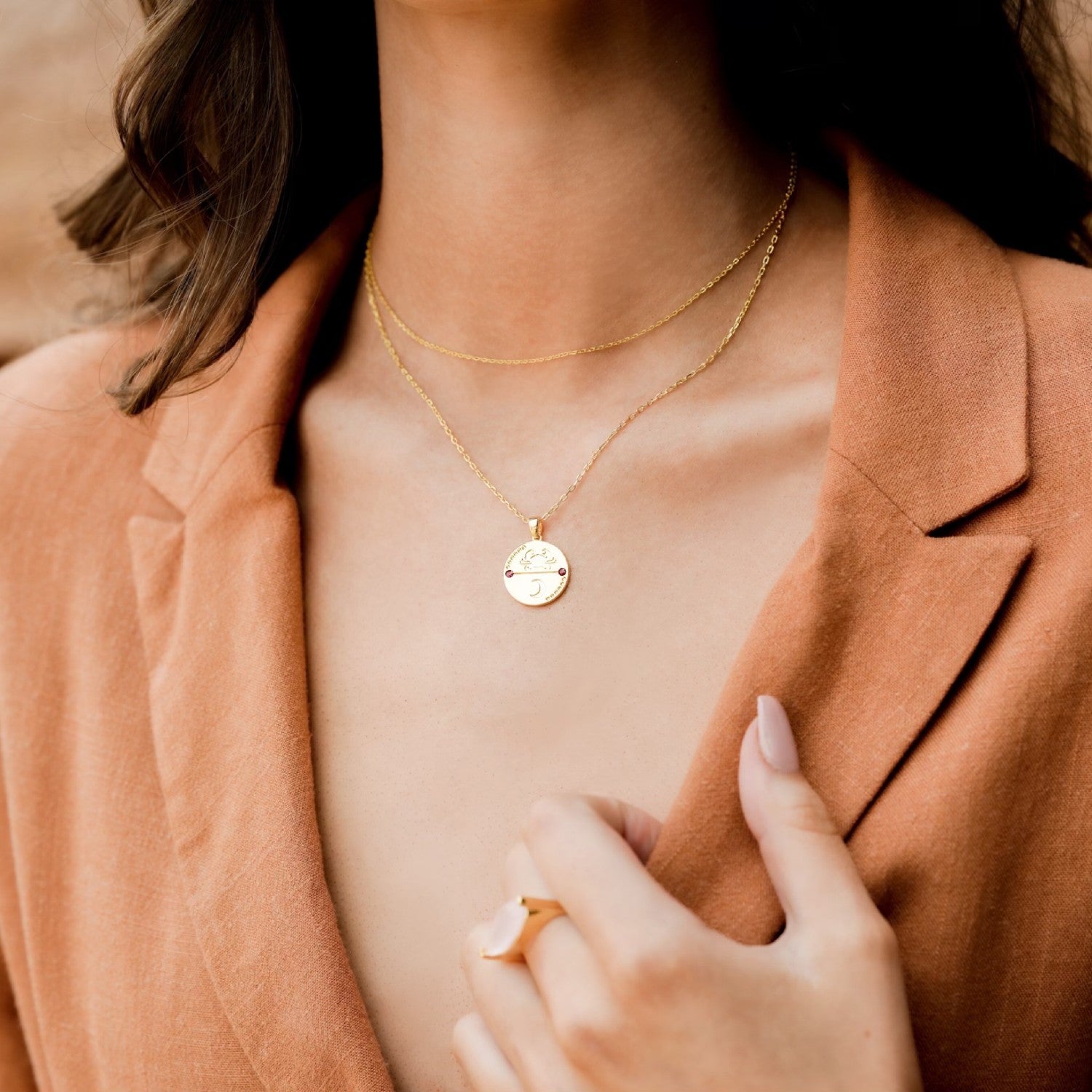 Cancer Zodiac Necklace