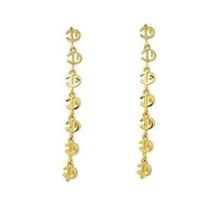 Cvlcha Drop Earrings- Gold - CVLCHA