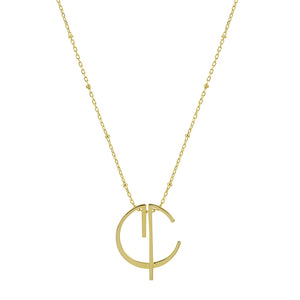 Cvlcha Hollow Necklace - Gold - CVLCHA