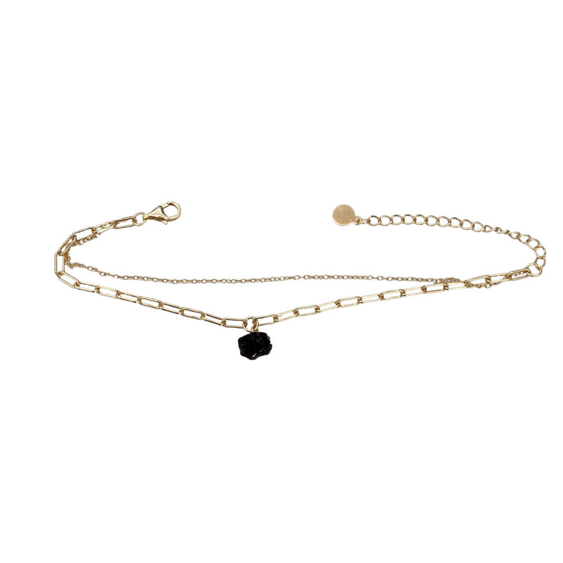 Raw Tourmaline Crystal Bracelet - CVLCHA