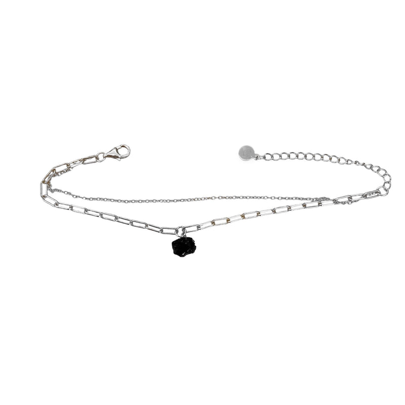 Raw Tourmaline Crystal Bracelet - CVLCHA