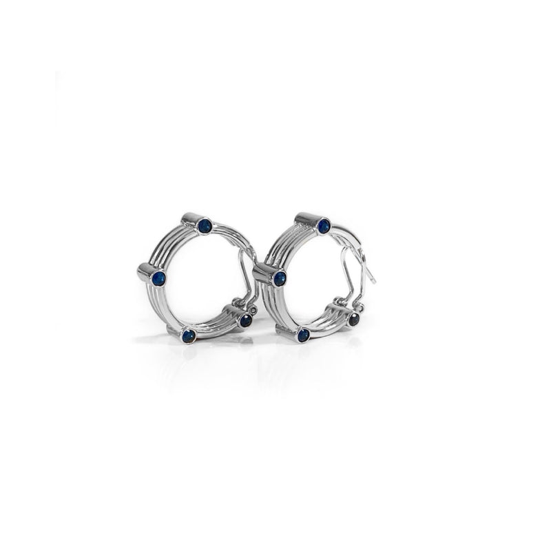 ADIRA Crystal Point Hoop Earring - CVLCHA
