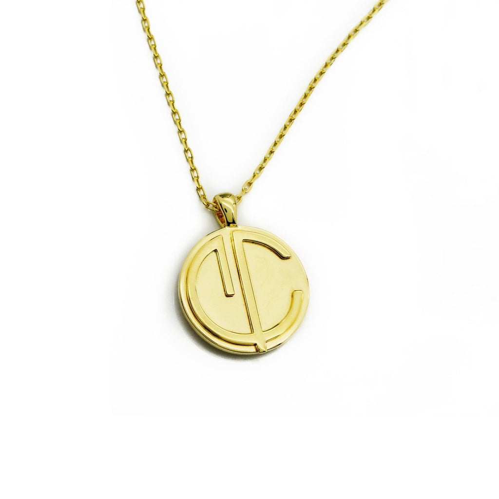 Cvlcha Coin Necklace 18mm - Gold - CVLCHA