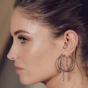 Paris Mist Earrings - Silver - CVLCHA