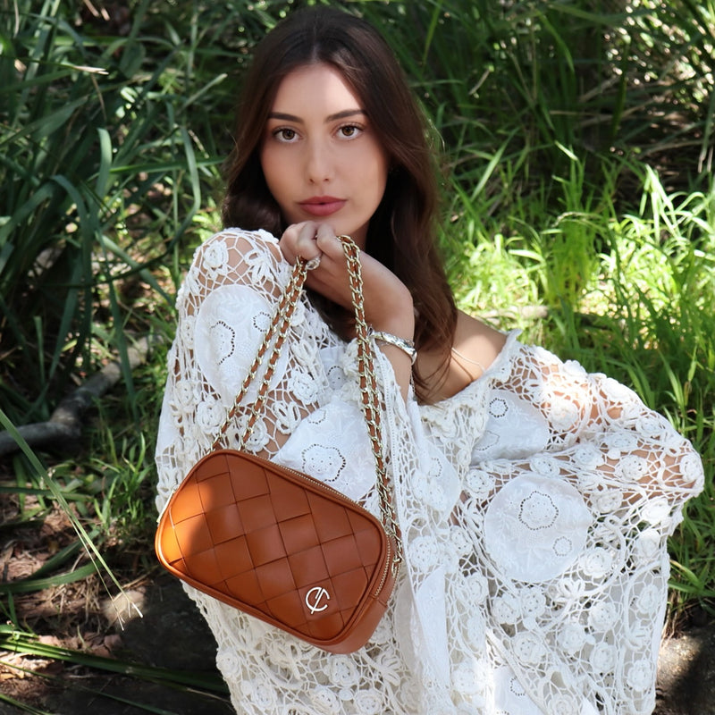 Tuscany Nappa Leather Camera Bag - CVLCHA