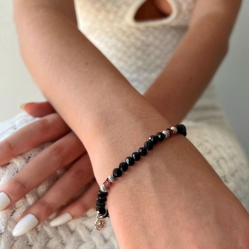 January Beaded Birthstone Bracelet - CVLCHA