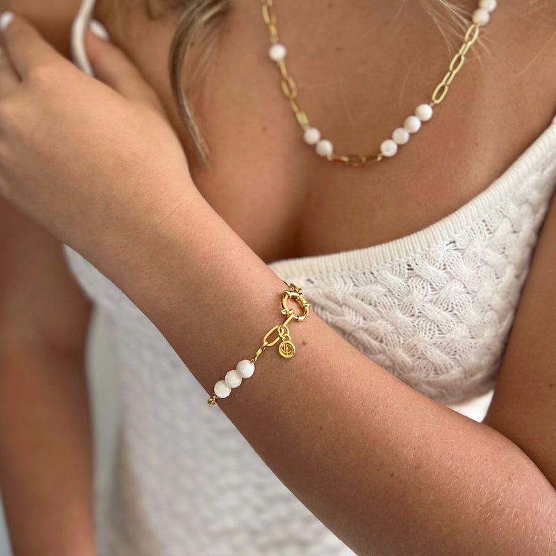 Valentina Moonstone Gold Bracelet - CVLCHA