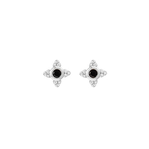 The Onyx Star Stud Earrings - CVLCHA