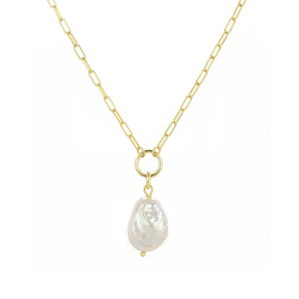Natural Baroque Pearl Lulu Necklace - CVLCHA