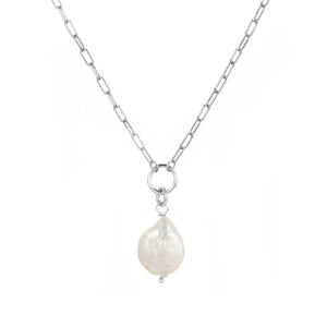 Natural Baroque Pearl Lulu Necklace - CVLCHA