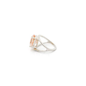 MIA Trillion Cut Statement Ring – Silver- CVLCHA