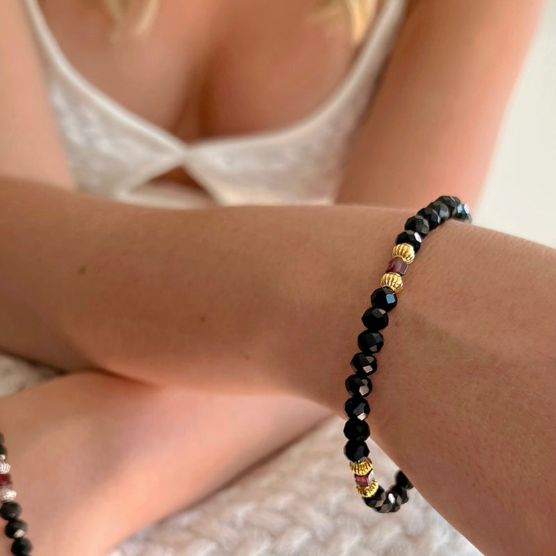 July Beaded Birthstone Bracelet - CVLCHA