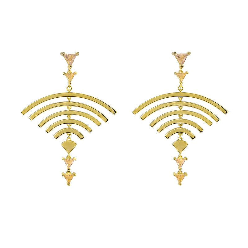 Timeless Travel Earrings - Gold - CVLCHA