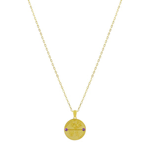 Aquarius Zodiac Necklace - CVLCHA